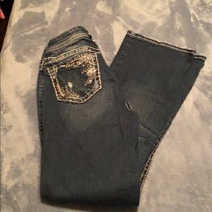 Silver Suki Jeans
